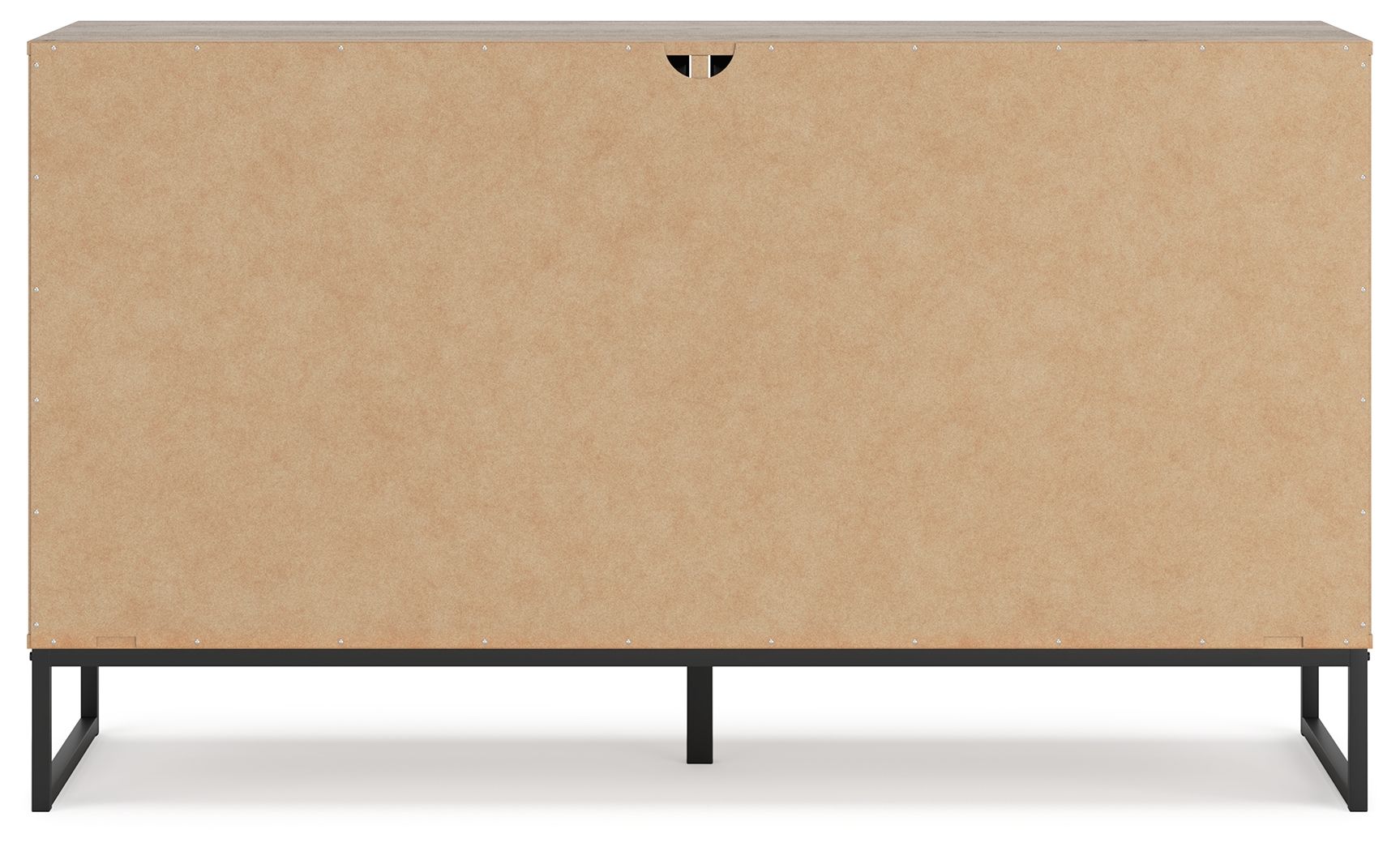 Deanlow - Six Drawer Dresser - Honey, alternate view 9 with engineered wood