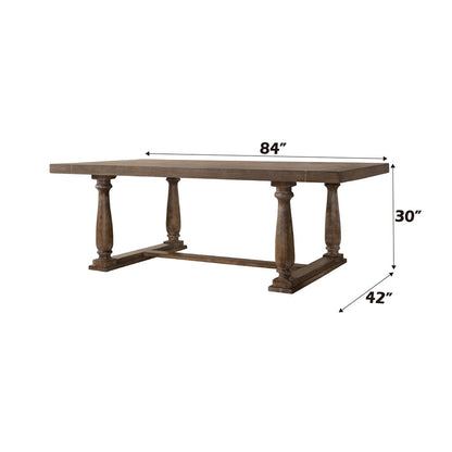 Bernard - Dining Table, alternate view 5 with solid wood