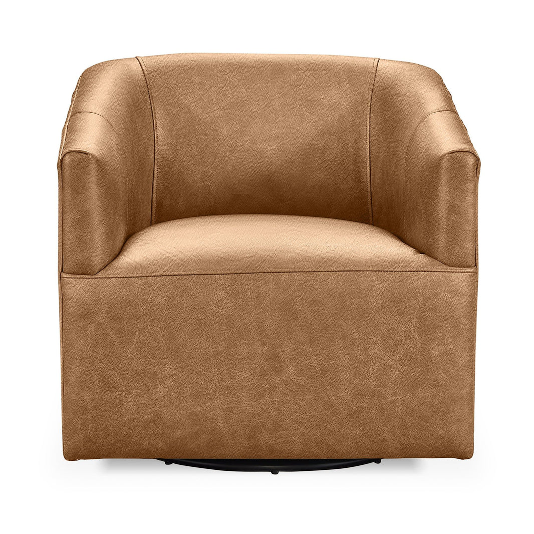 Vernon - Swivel Chair, alternate view 26 with top-grain leather