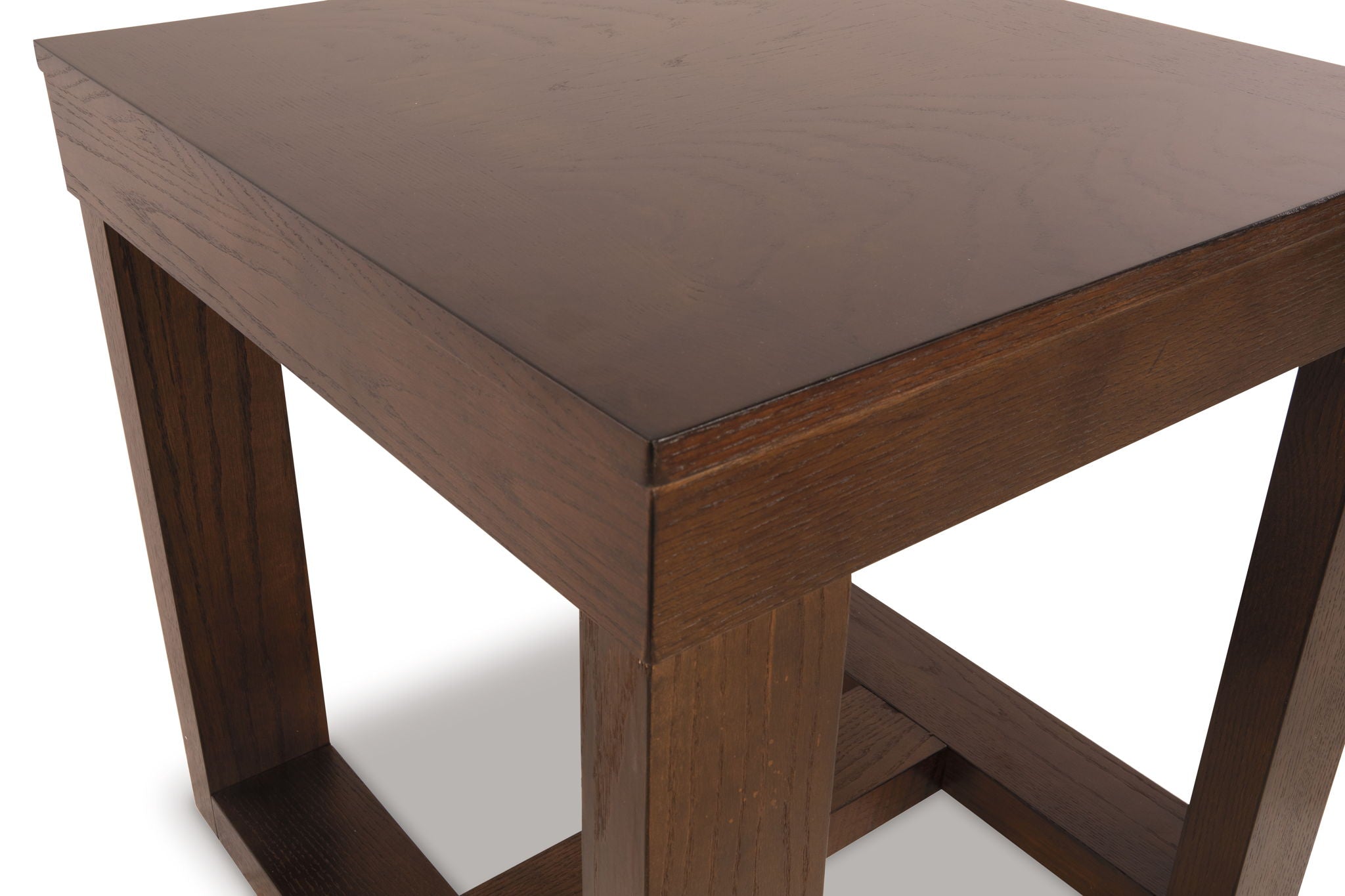 Watson - Square End Table - Dark Brown, alternate view 8 with engineered wood