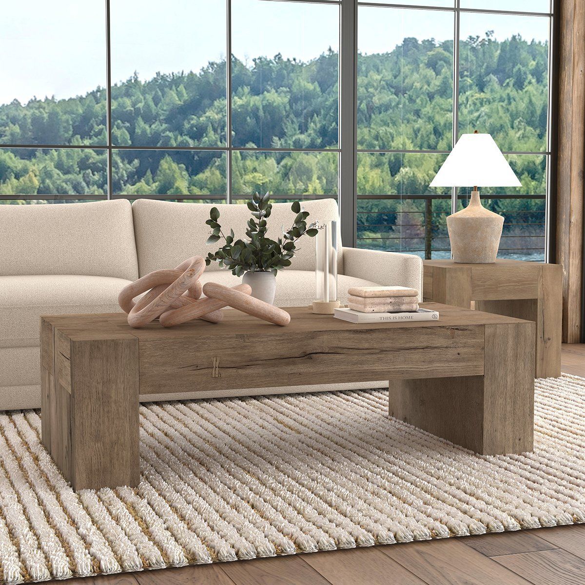 Bristol - Reclaimed Oak Table, alternate view 71 with wood construction