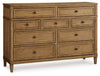 Sharlance - Dresser, product view with wood construction