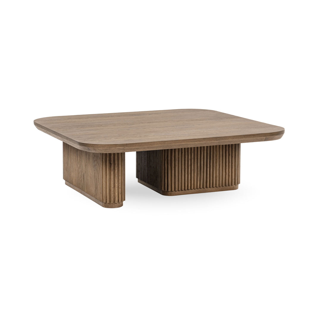 Vander - Solid Wood Square Coffee Table, alternate view 2