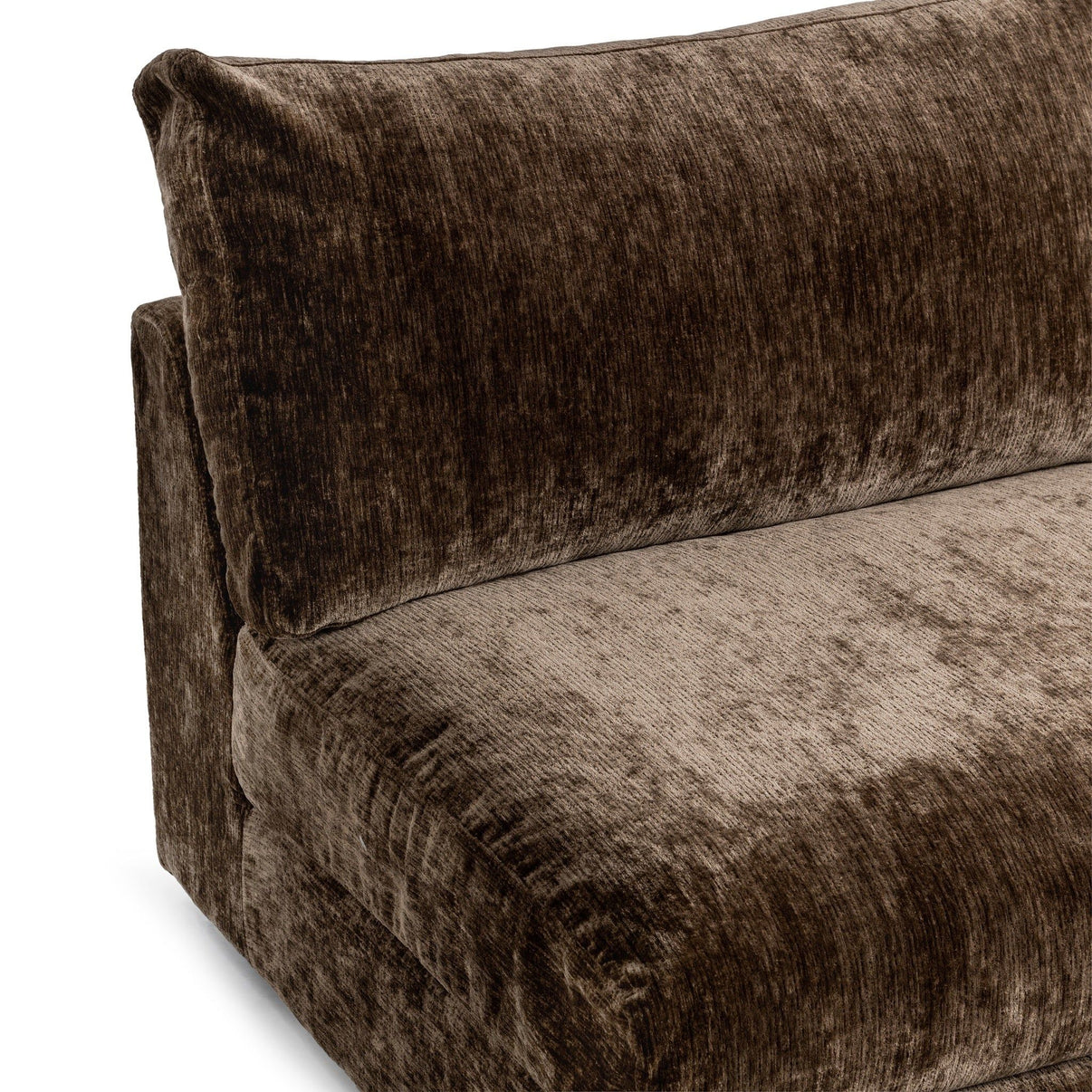 Ludwig - Armless Chair - Mossed Brown, alternate view 6 with polyester fabric