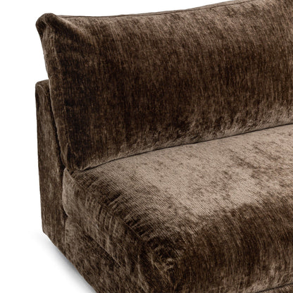 Ludwig - Armless Chair - Mossed Brown, alternate view 6 with polyester fabric
