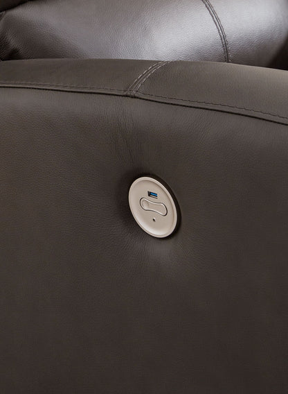Boxmere - Reclining Power Sofa - Storm