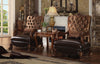 Dresden - Accent Chair w/1 Pillow, alternate view 2 with velvet upholstery