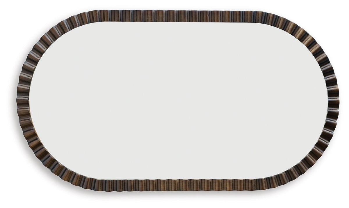 Clorington Accent Mirror Dark Brown, gallery image 5