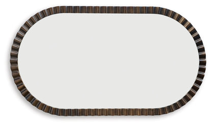 Clorington Accent Mirror Dark Brown, gallery image 5