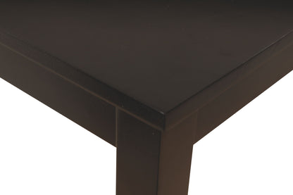 Kimonte - Rectangular Dining Room Table - Dark Brown, alternate view 7 with engineered wood