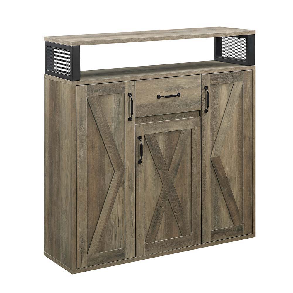 Abiram - Server - Rustic Oak