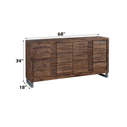 Andria - Dresser - Reclaimed Oak, alternate view 6 with wood construction