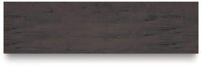 Fraluna - Six Drawer Dresser - Charcoal, alternate view 6 with linen fabric