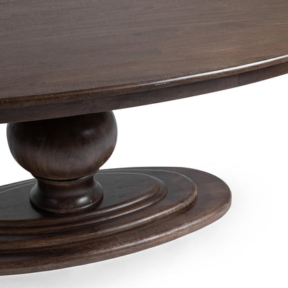 Brookside - Oval Dining Table - Cocoa Brown, alternate view 6 with wood construction