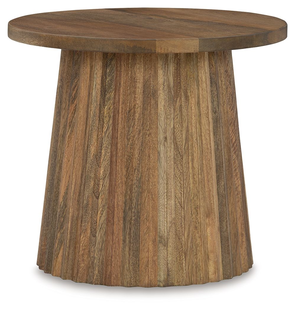 Ceilby - Accent Table, product view with solid wood