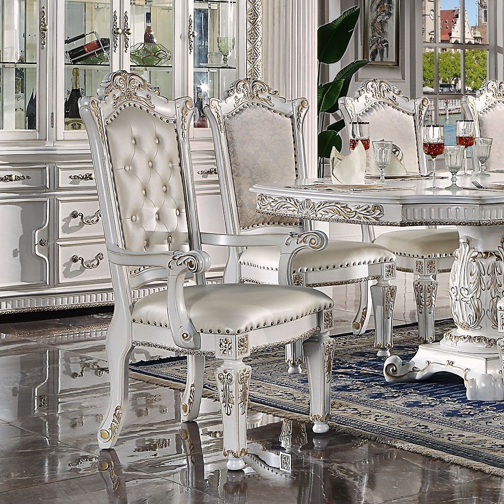 Vendome - Arm Chair, alternate view 12 with leather upholstery