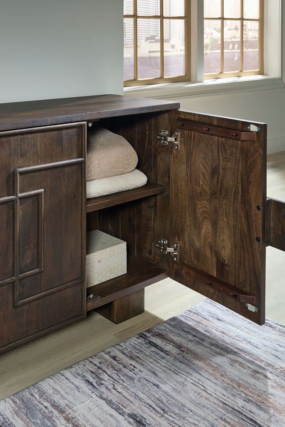 Cato - Accent Cabinet - Dark Brown - Signature Design by Ashley® - 4