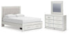 Zuraleus - Upholstered Panel Platform Storage Bedroom Set