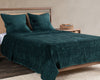 Bari - Velvet Quilt - Emerald