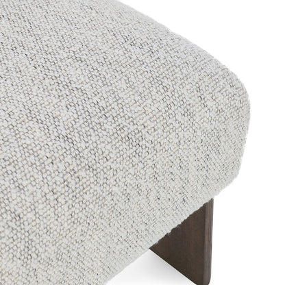 Chelsea - Upholstered Dining Chair - Pixel Ivory, alternate view 6 with wood construction