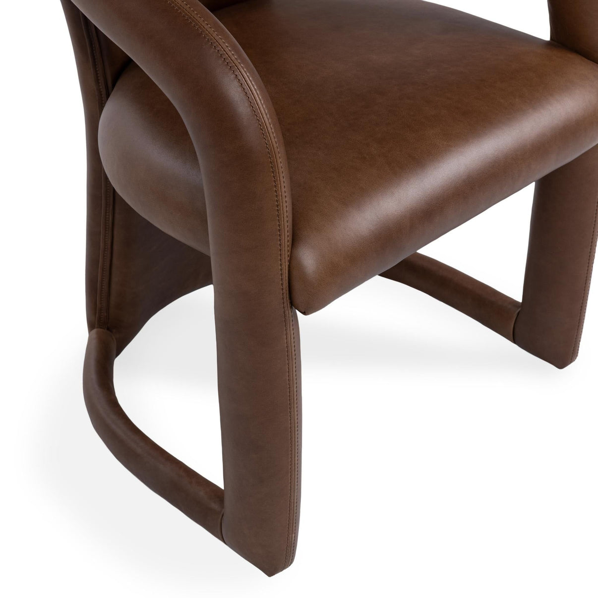 Archie - Dining Chair, alternate view 18 with leather upholstery