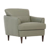 Helena - Chair, product view with leather upholstery