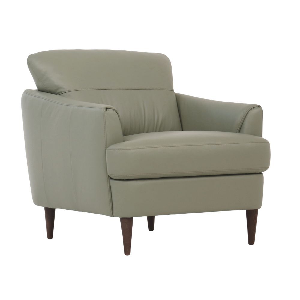 Helena - Chair, product view with leather upholstery