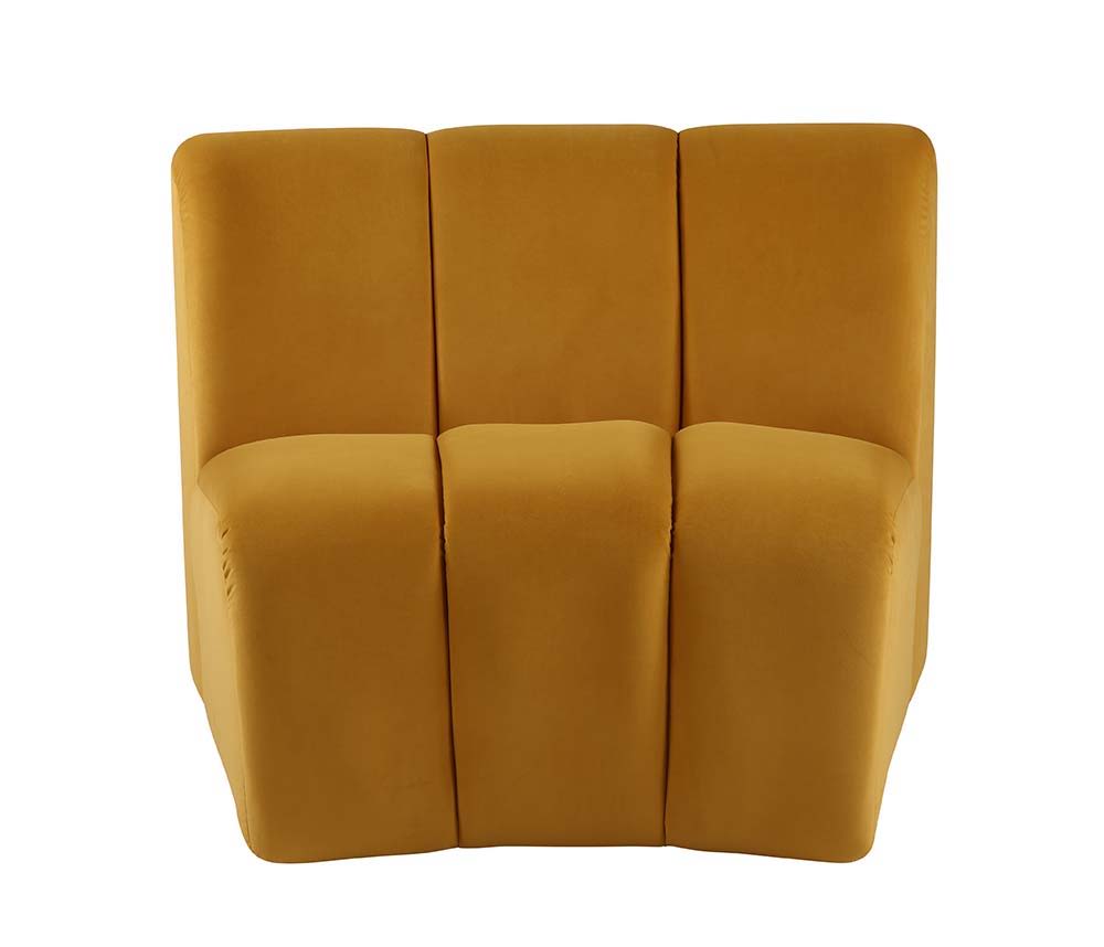 Felicia - Sectional Sofa, alternate view 5 with velvet upholstery