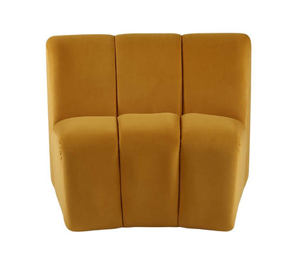 Felicia - Sectional Sofa, alternate view 5 with velvet upholstery
