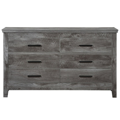 Vidalia - Dresser - Rustic Gray Oak, alternate view 7 with wood construction
