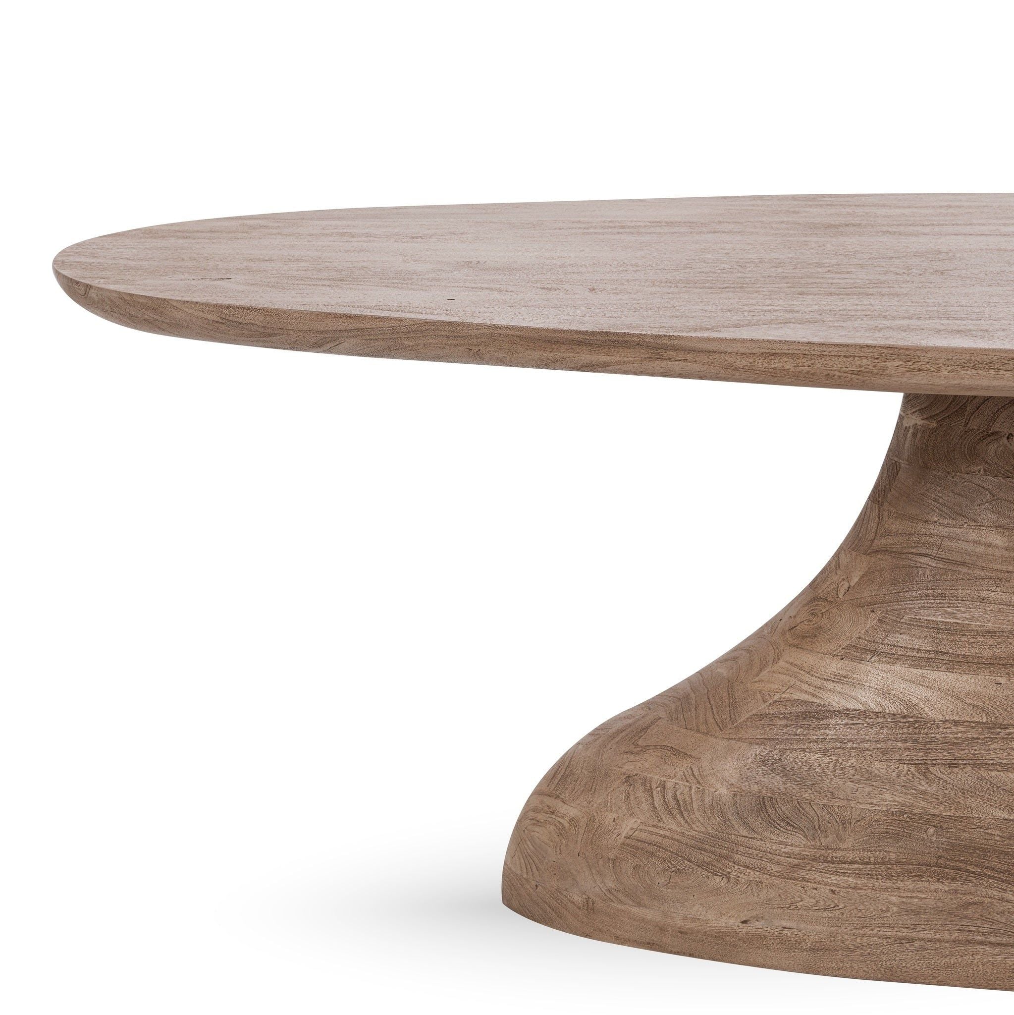 Amra - 94" Dining Table - Sandstone Greige, alternate view 7 with wood construction