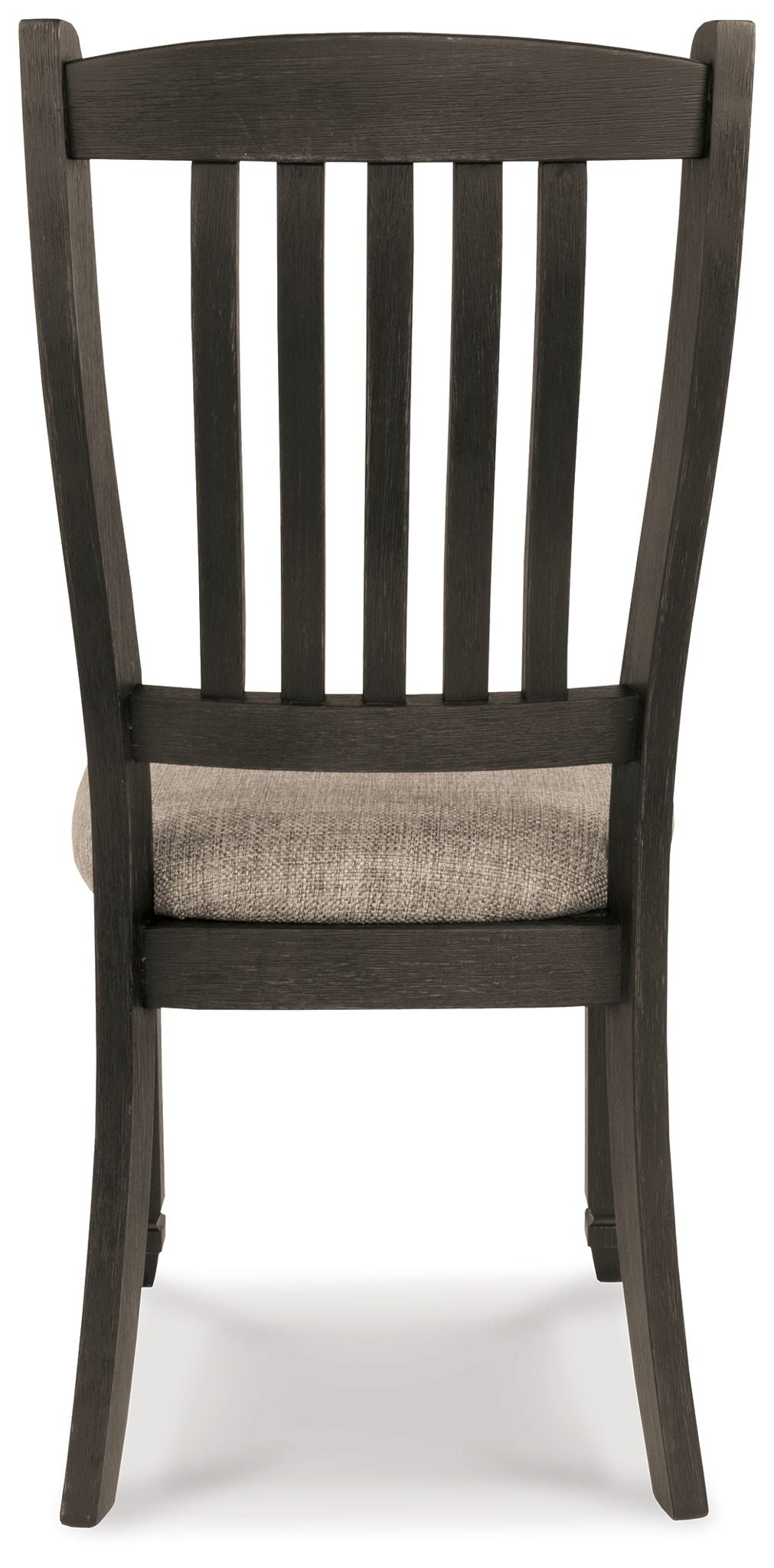 Tyler Creek - Dining UPH Side Chair (Set of 2) - Slatback - Black / Grayish Brown, alternate view 7 with polyester fabric