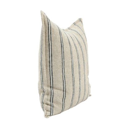 Delgada - 26" x 26" Pillow - Natural / Blue