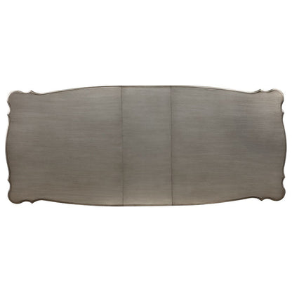 Ariadne - Dining Table With Pedestal - Antique Platinum