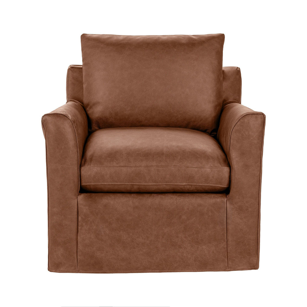 Cassiano - Swivel Chair, alternate view 23 with leather upholstery