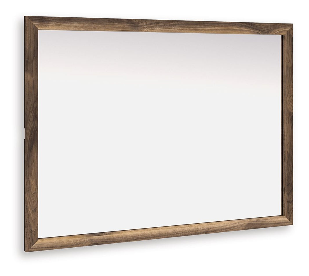 Chirason - Bedroom Mirror - Brown, product view with engineered wood