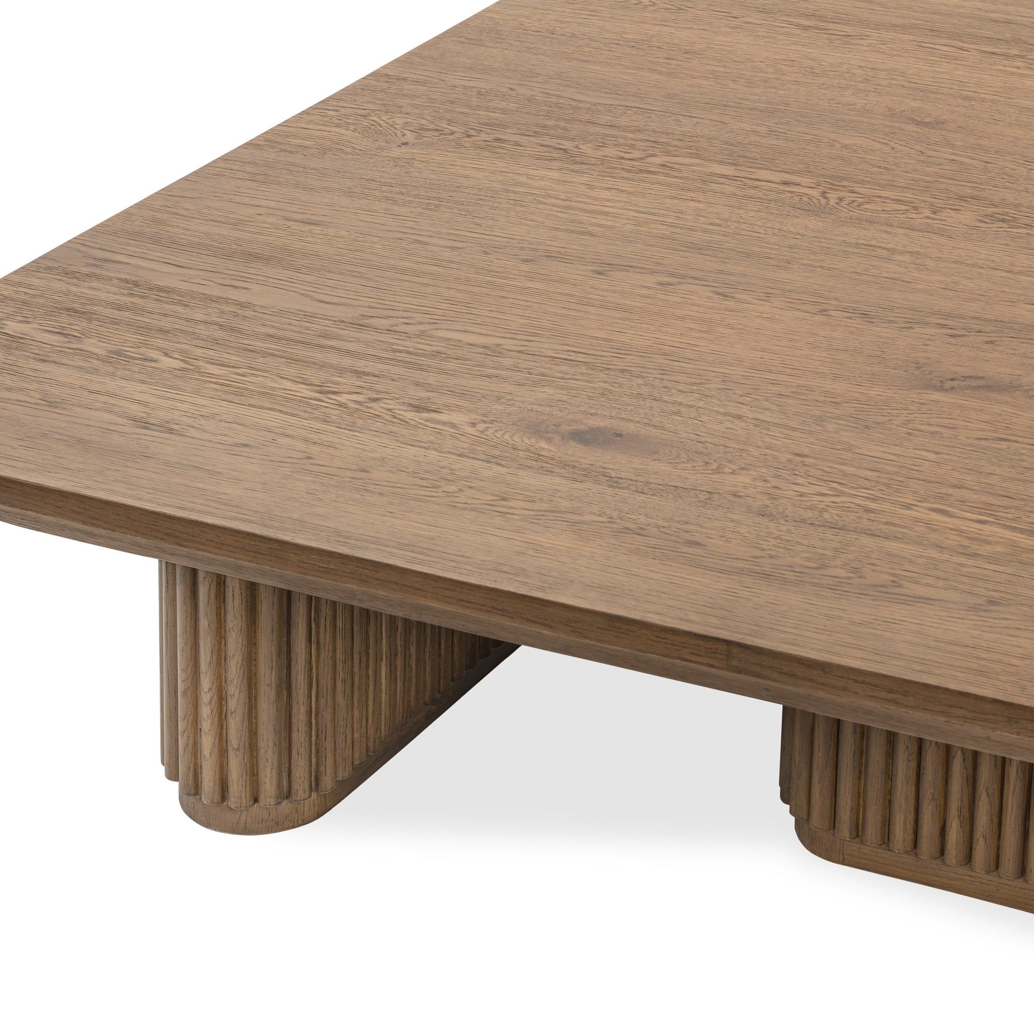 Vander - Solid Wood Square Coffee Table, alternate view 13