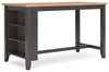 Gesthaven - Rectangular Dining Room Counter Table, product view with wood construction