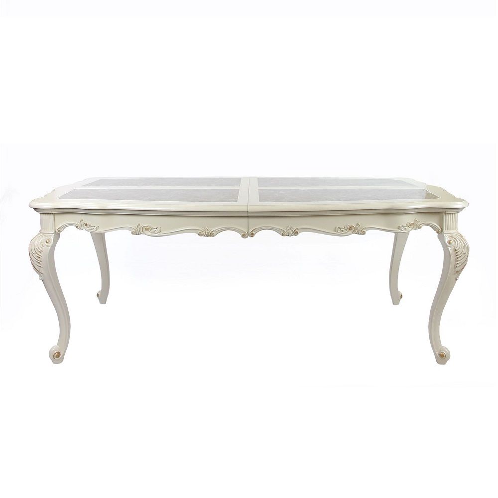 Chantelle - Dining Table, alternate view 3 with marble