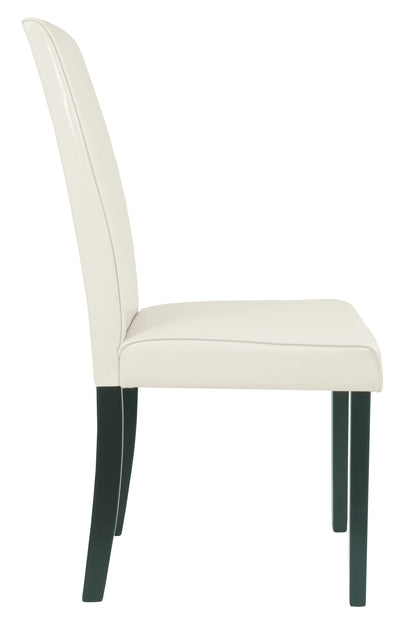 Kimonte - Dining Side Chair, alternate view 16 with faux leather