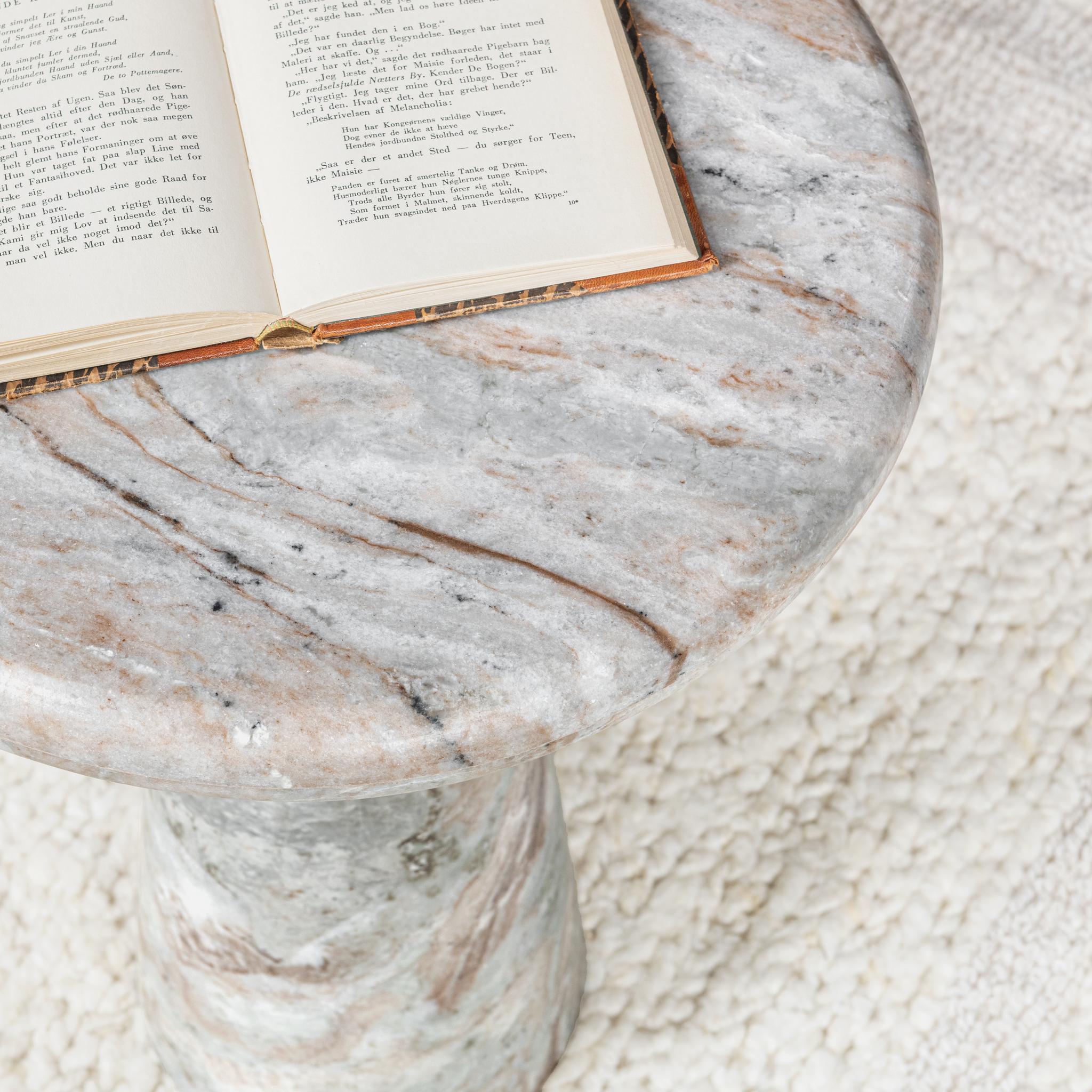 Huxley - Marble Round Accent Table, alternate view 8
