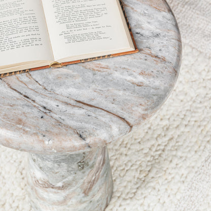 Huxley - Marble Round Accent Table, alternate view 8