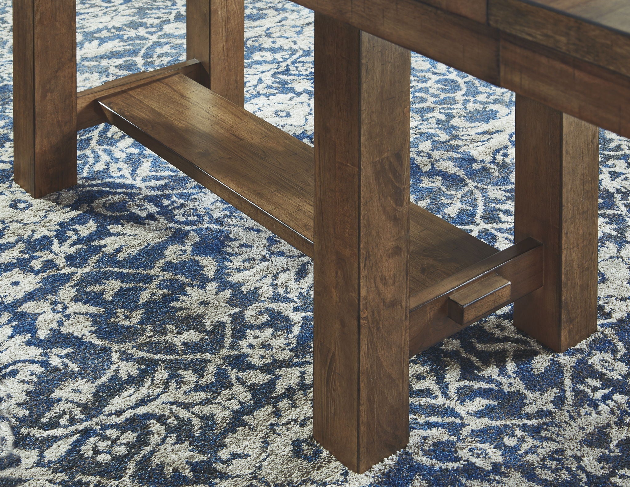 Moriville - Rectangular Dining Room Extension Table - Grayish Brown, alternate view 7 with engineered wood
