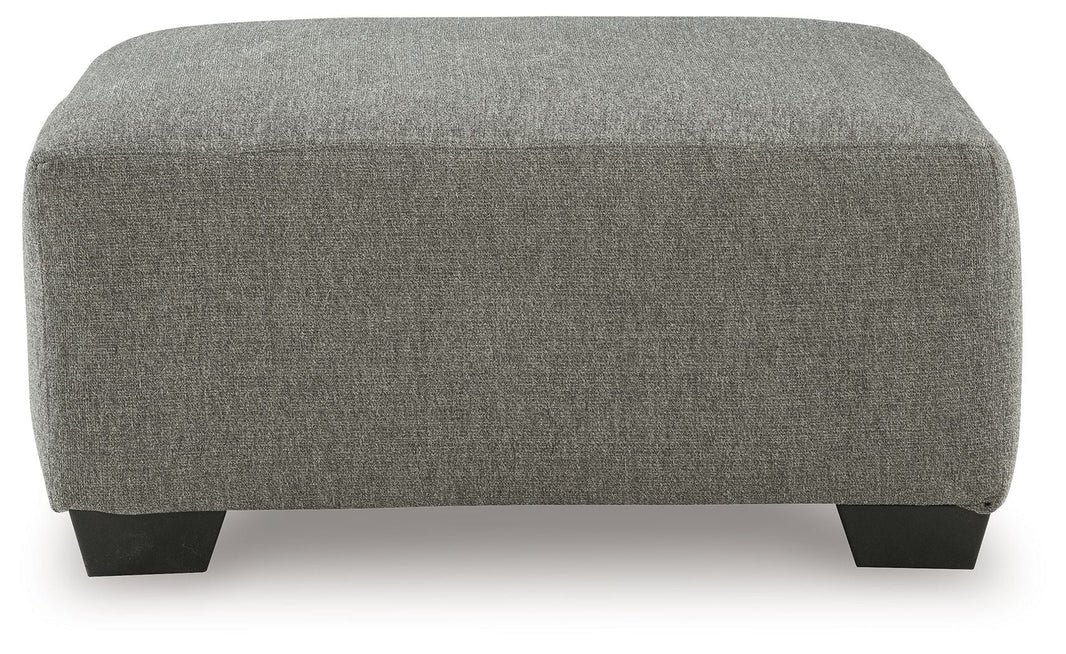 Clarington - 2 Pc. - 3-Piece Sectional And Oversized Ottoman - Greystone - Signature Design by Ashley® - 2