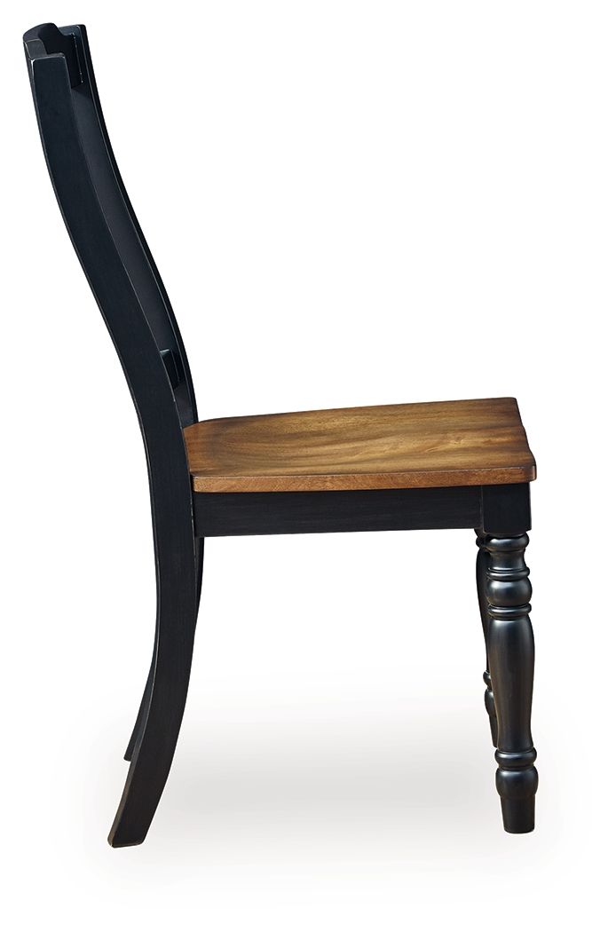 Clorazi - Dining Room Side Chair (Set of 2) - Black / Brown - Signature Design by Ashley® - 5