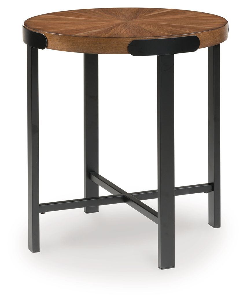 Crosstrail - Occasional Table Set (Set of 3) - Brown - Signature Design by Ashley® - 8