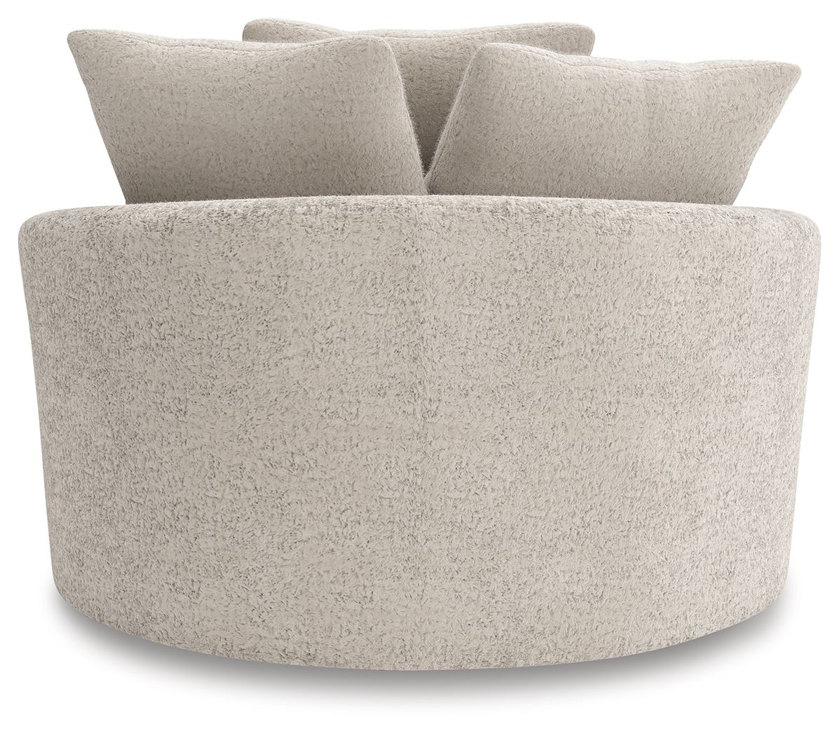 Cuddle Plush - 3 Pc. - 3-Piece Sectional, Chair And Ottoman - Arctic - Signature Design by Ashley® - 2