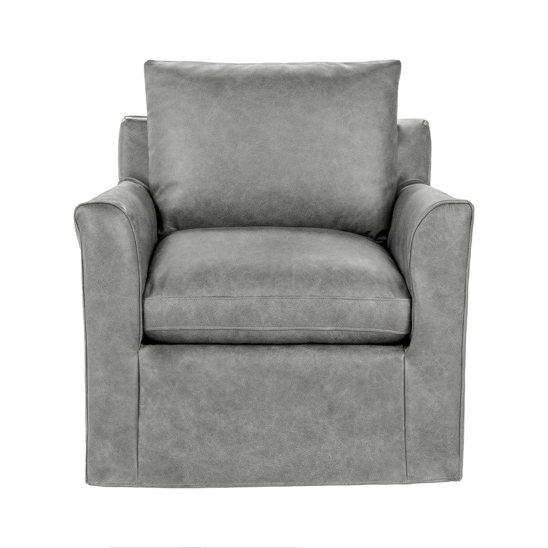 Cassiano - Swivel Chair, alternate view 25 with leather upholstery