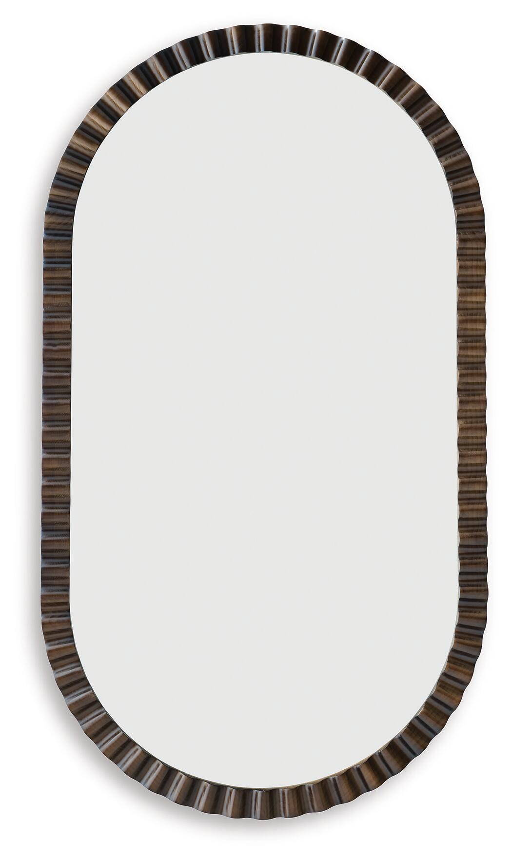 Clorington Accent Mirror Dark Brown