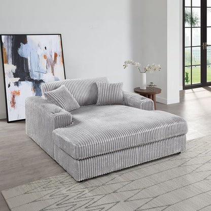 Hilde - Chaise With 2 Pillows, alternate view 13 with velvet upholstery